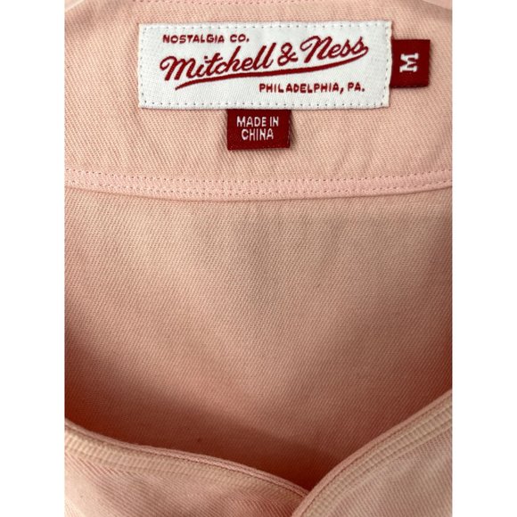 Chicago Bulls Mitchell & Ness Pink Baseball Jersey Size M - Picture 4 of 4